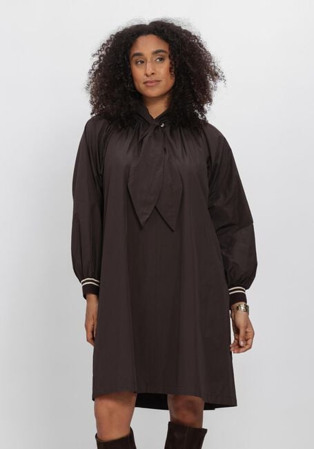SUMMUM Mini robe DRESS TAFT LIGHT en marron - large