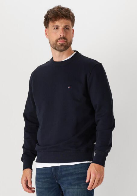 TOMMY HILFIGER Pull ESSENTIAL TERRY CREWNECK Bleu foncé - large