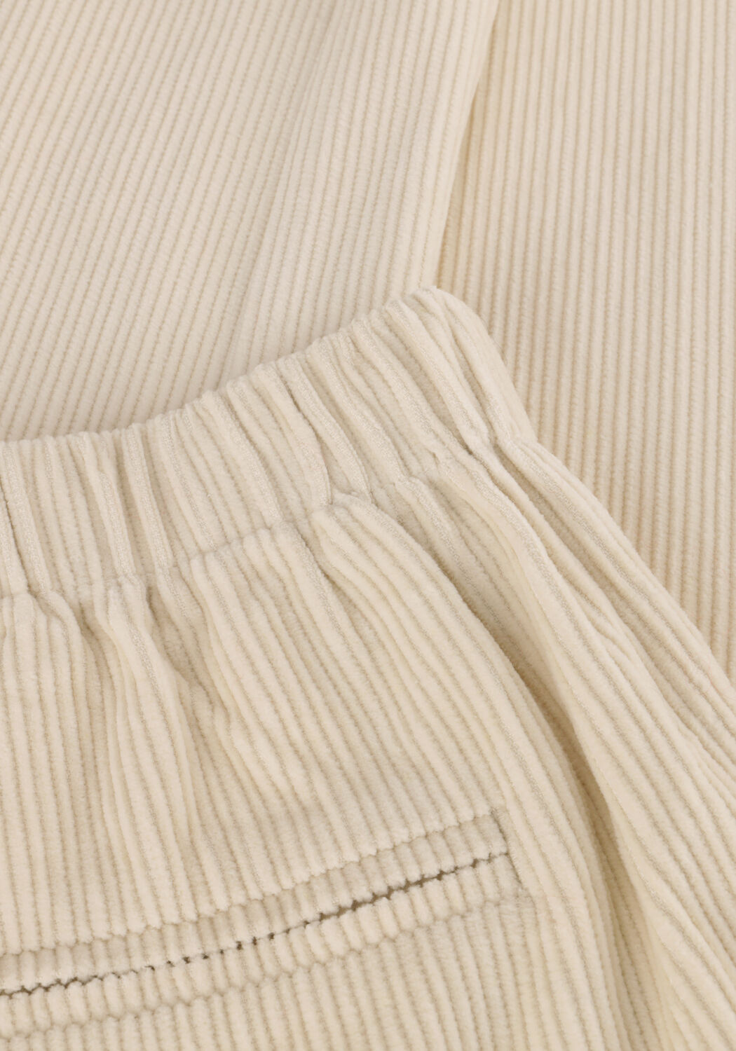 Beige BY-BAR Wijde broek ODIN CORD PANT - large