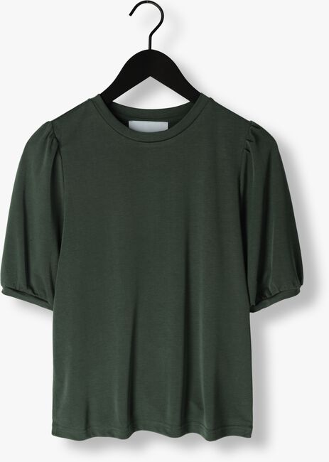 Groene MINUS T-shirt DARSY PUFF SLEEVE T-SHIRT - large
