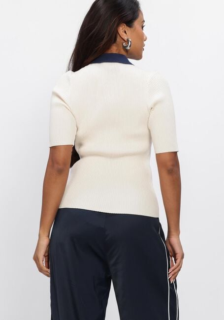 DANTE6 BYRA KNITTED POLO Hauts & T-shirts Cr&egrave;me - large