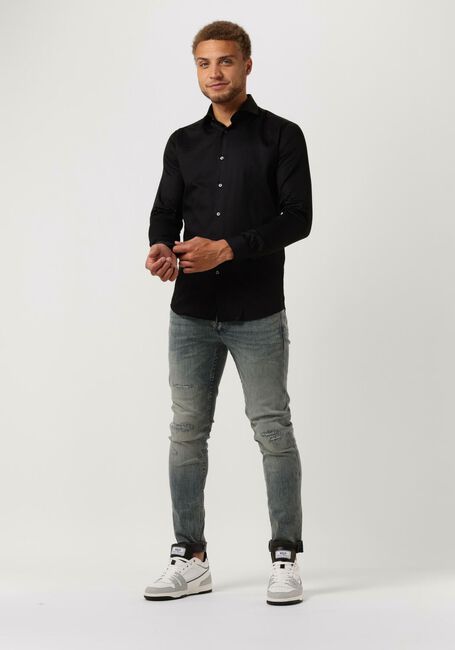 GENTI Chemise classique S0004-1109 en noir - large