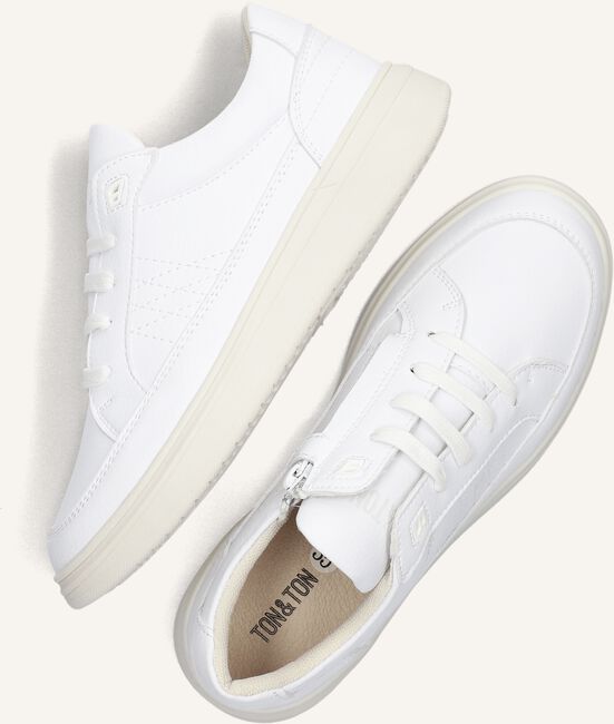 Witte TON & TON Sneakers FELIPE Witte TON & TON Sneakers FELIPE - large