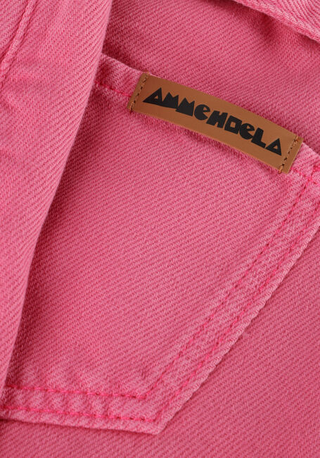 AMMEHOELA Pantalon court AM-JIP-08 en rose - large