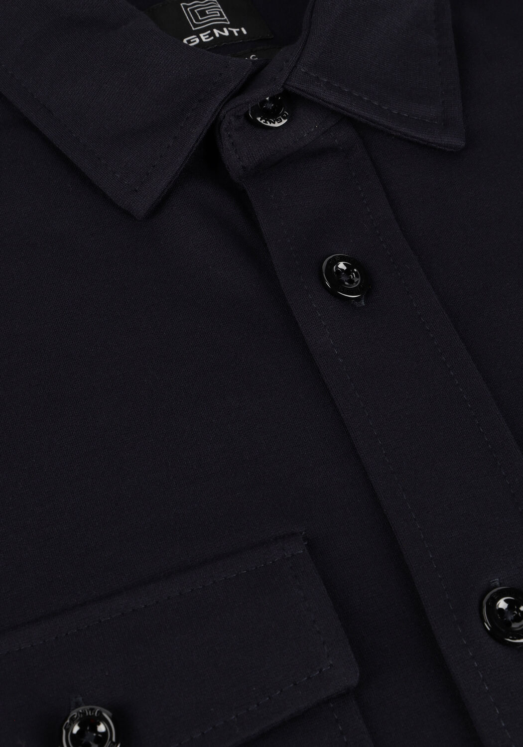 Donkerblauwe GENTI Overshirt S1283-1971 - large