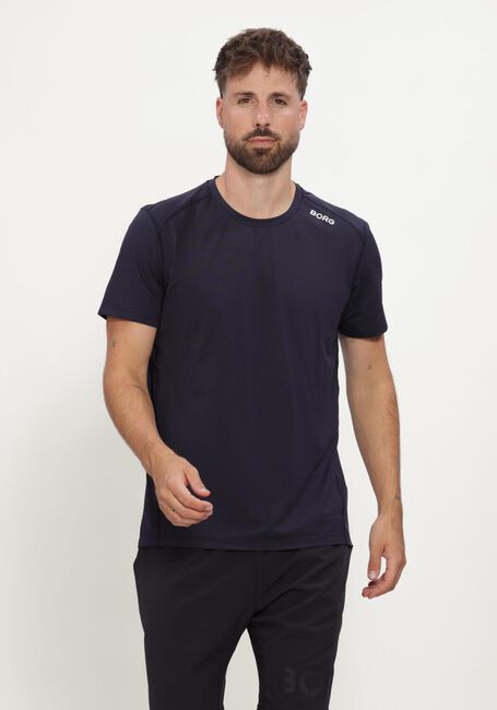 Donkerblauwe BJORN BORG T-shirt BORG ATHLETIC T-SHIRT - large
