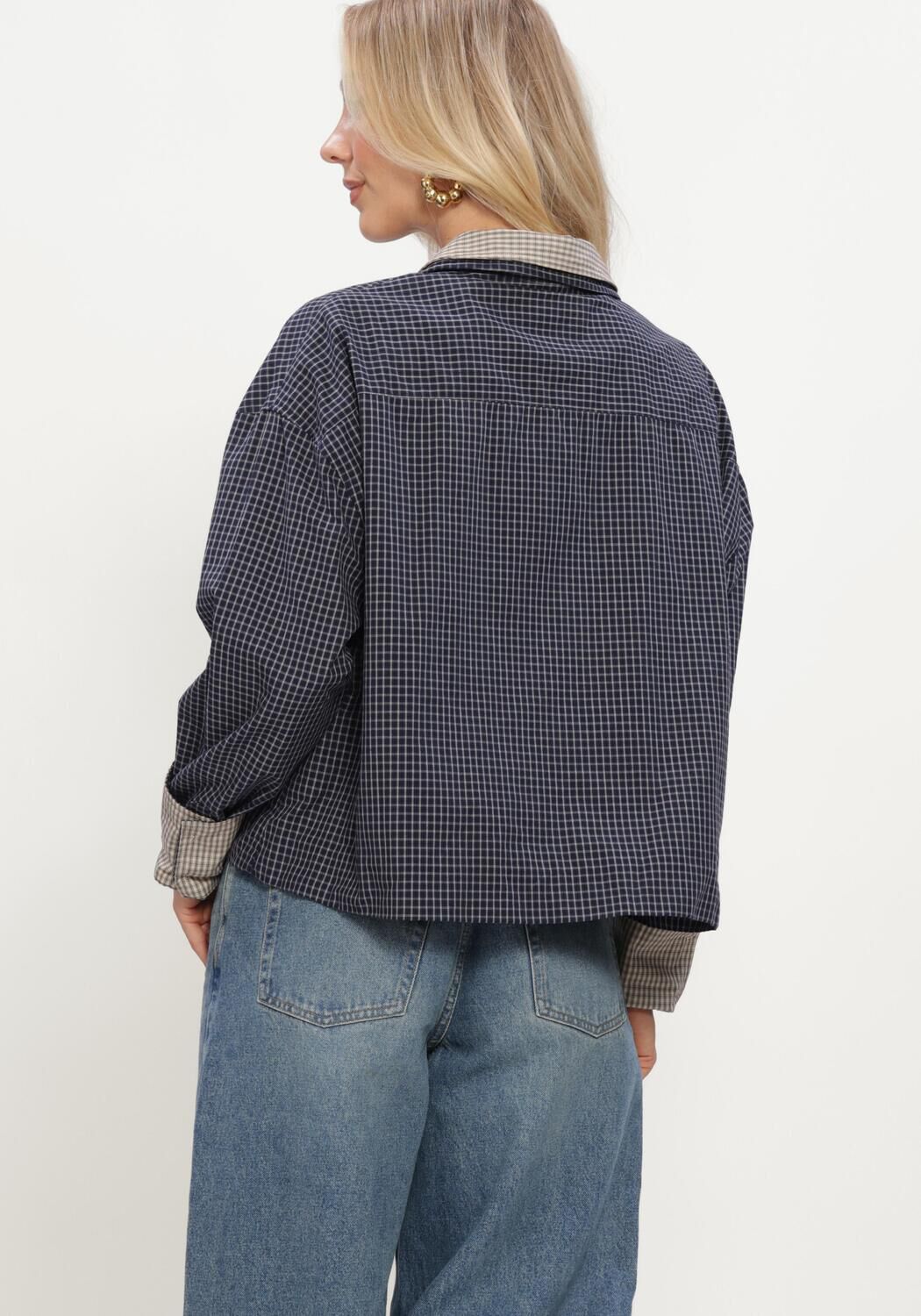 CIRCLE OF TRUST NOA BLOUSE Blouses Bleu fonc&eacute; - large