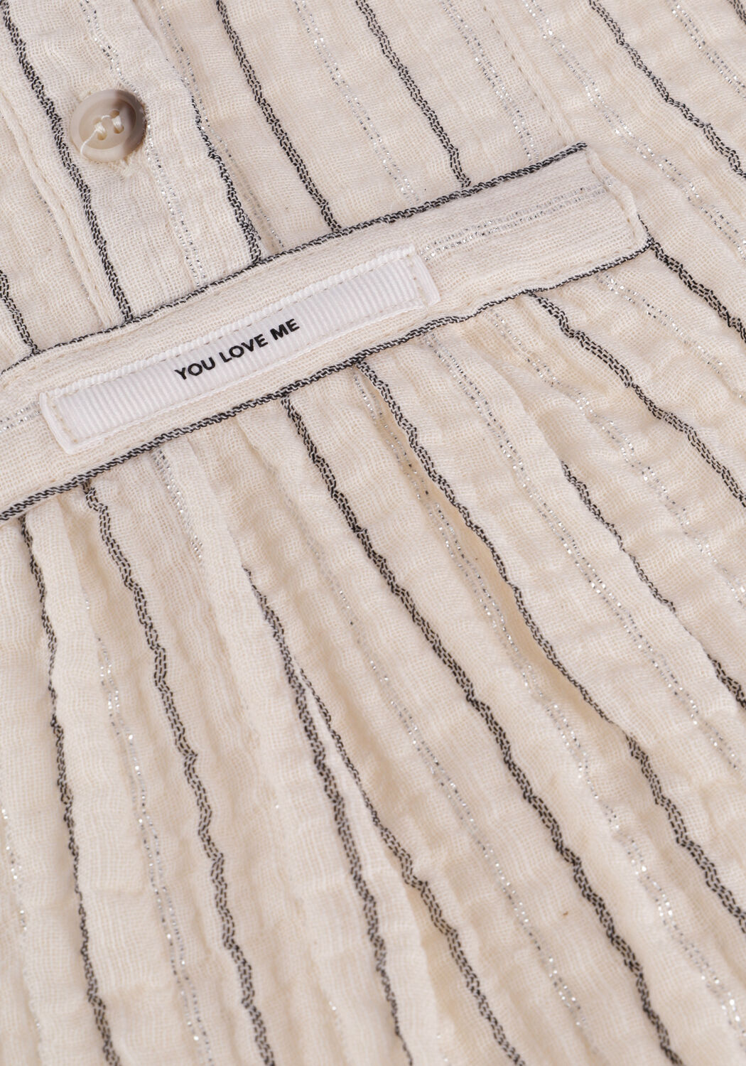 10DAYS OVERSIZED SHIRT LUREX Blouses &Eacute;cru - large