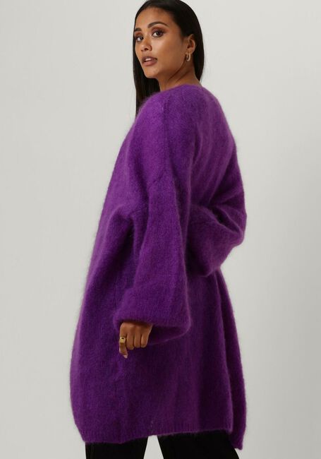 AMERICAN DREAMS Gilet LEE MIDI CARDIGAN en violet - large