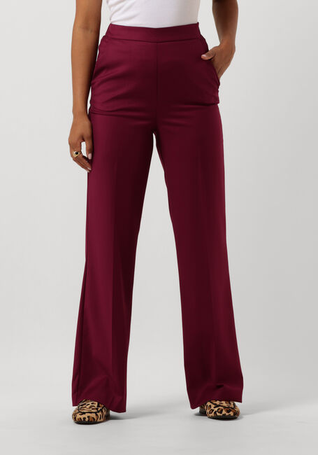 JANICE Pantalon BROEK DAMES WIJDE PIJP PETE Bordeaux - large