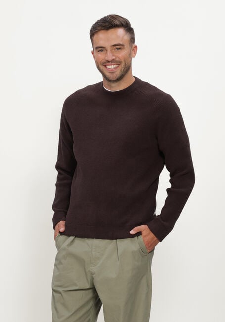 JC RAGS Pull CREW-NECK SWEATER EDDY en marron - large