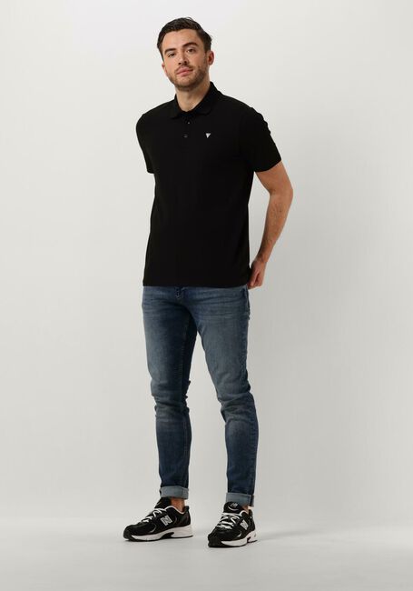 Zwarte PURE PATH Polo PURE LOGO POLO WITH CHEST PRINT - large