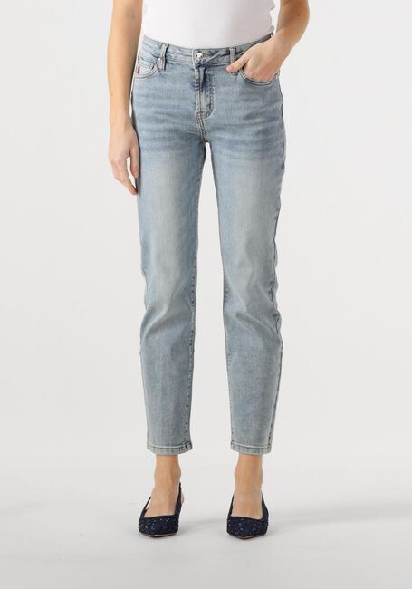 Lichtblauwe JANICE Bootcut jeans COOPER - large