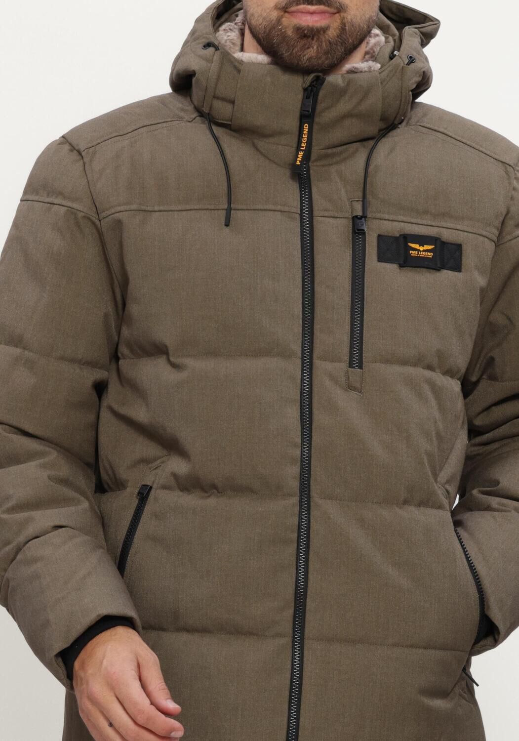 PME LEGEND Veste matelass&eacute; SEMI LONG JACKET YETCRAFT en vert - large