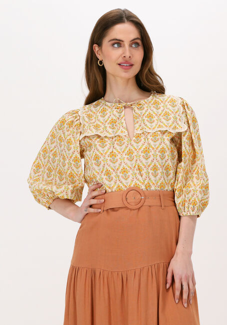 NOTES DU NORD CAIA TOP Blouses en jaune - large