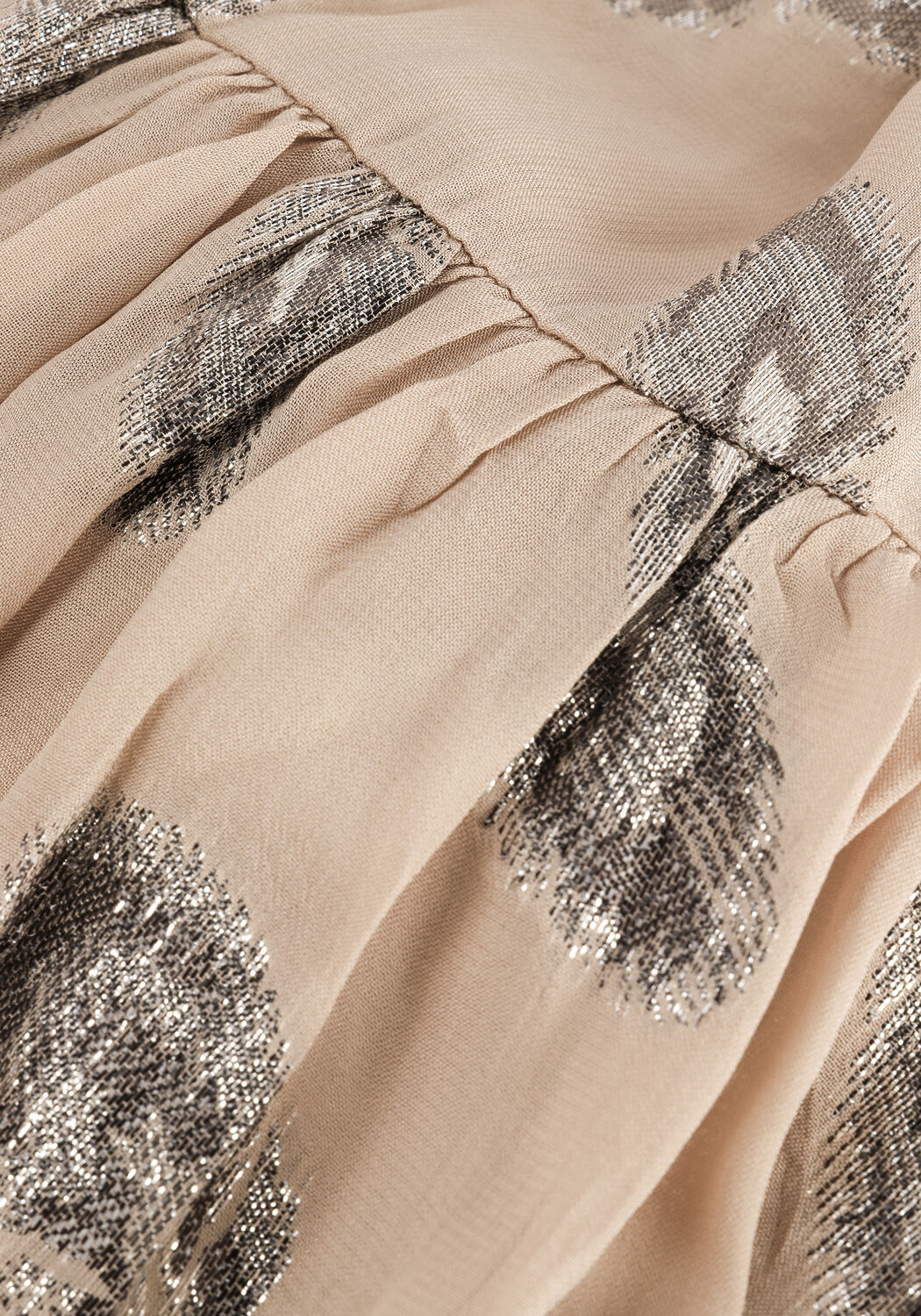 Taupe BRUUNS BAZAAR Maxi jurk DIANTHA WYATT DRESS - large