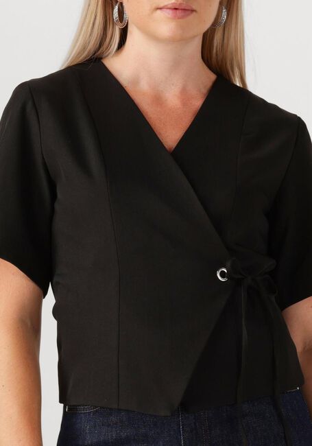 NEO NOIR Blazer SIMMO EYELET BLOUSE en noir - large