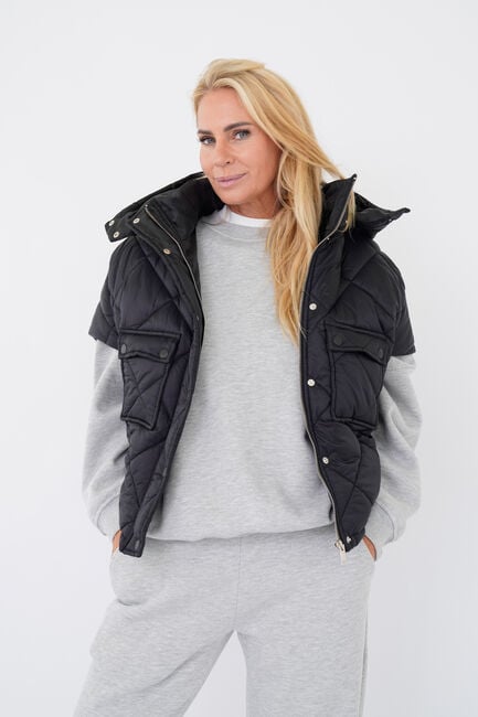 EST'SEVEN NARA CAPE Hauts & T-shirts en noir - large