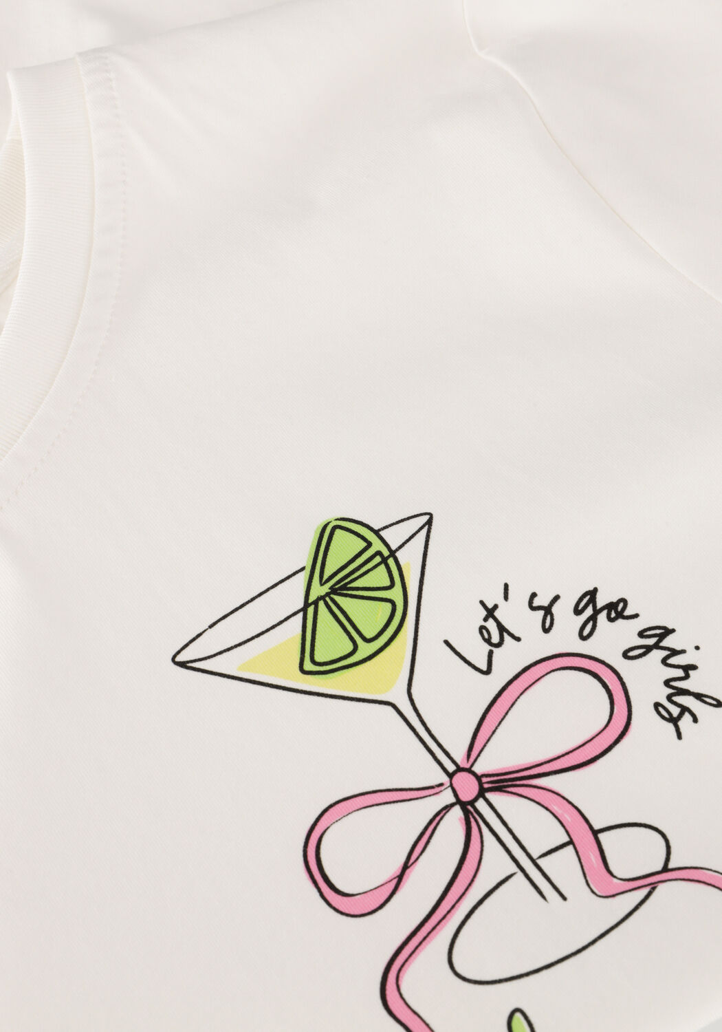 Witte YDENCE T-shirt T-SHIRT LET'S GO GIRLS - large