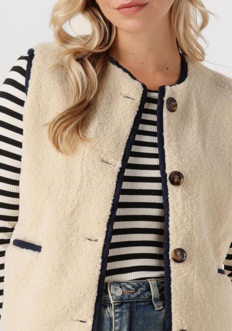 CIRCLE OF TRUST Gilet JOJO GILET Écru - large