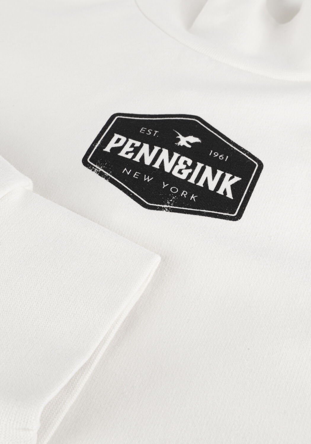 PENN & INK Pull S22F1037 en blanc - large