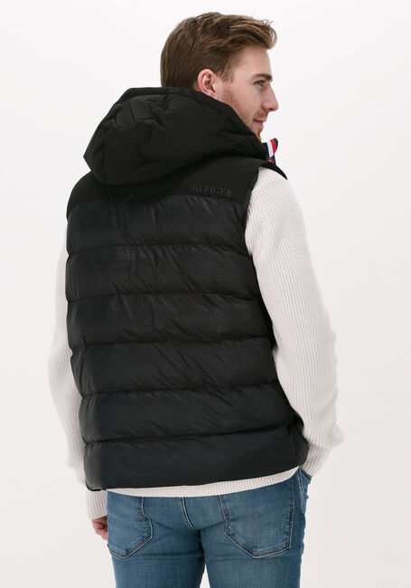 TOMMY HILFIGER Veste sans manches MIX MEDIA VEST en noir - large