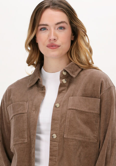 Camel MSCH COPENHAGEN Jack FELUCA LS SHIRT - large