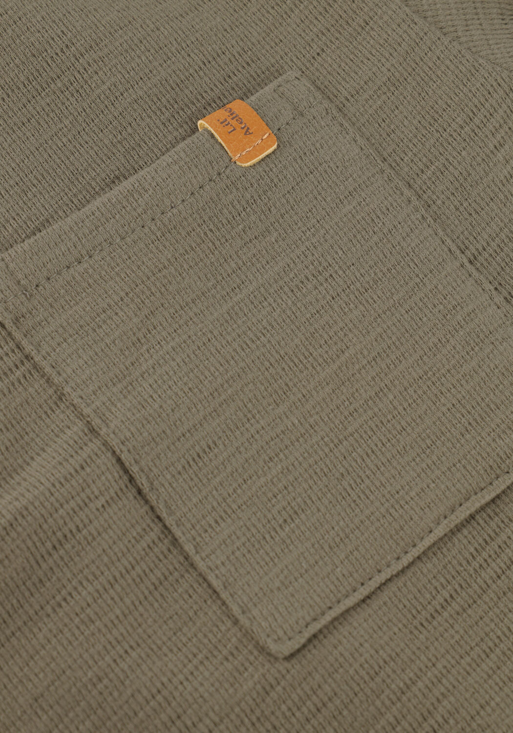 Groene LIL' ATELIER Polo NMMFALK SS LOOSE POLO TOP LIL - large