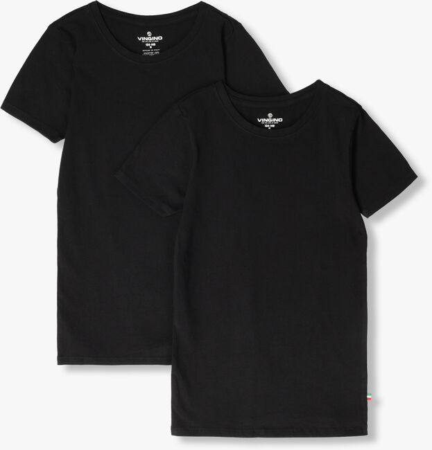 VINGINO T-shirt BOYS T-SHIRT ROUND NECK (2-PACK) en noir - large