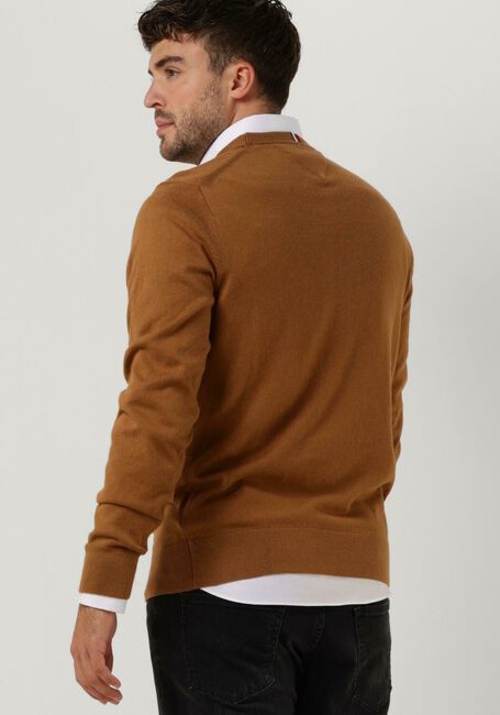 TOMMY HILFIGER Pull PIMA ORG CTN CASHMERE CREW NECK en marron - large
