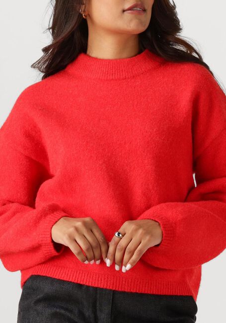 ANOTHER LABEL Pull DYLOU KNITTED PULL L/S en rouge - large