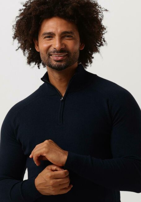 DSTREZZED Pull SKIPPER SOFT COTTON MELANGE en bleu - large