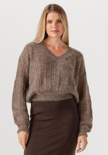 Taupe AIMEE THE LABEL Trui TARAN - large