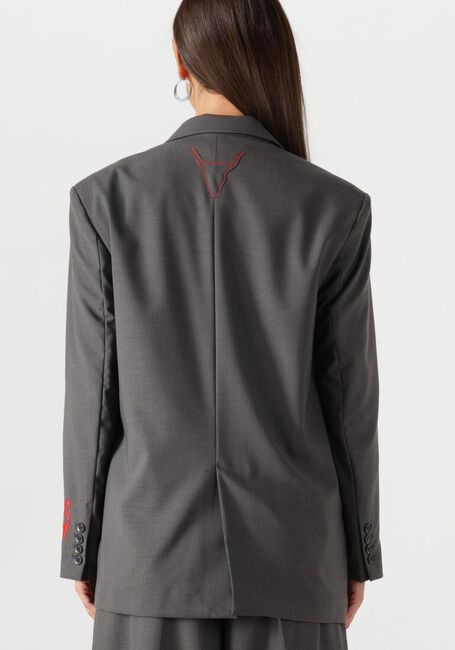 ALIX THE LABEL Blazer LADIES WOVEN CLEAN BLAZER en gris - large
