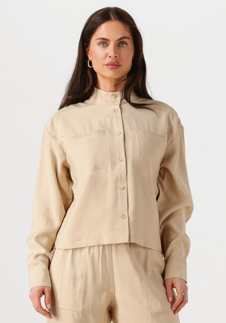 Beige MSCH COPENHAGEN  MSCHIMILA SELIA SHIRT - large