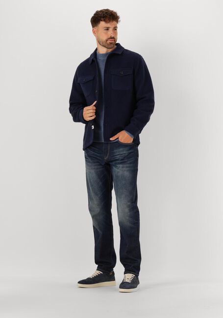 ANERKJENDT Pull AKRICO LAMBSWOOL KNIT en bleu - large