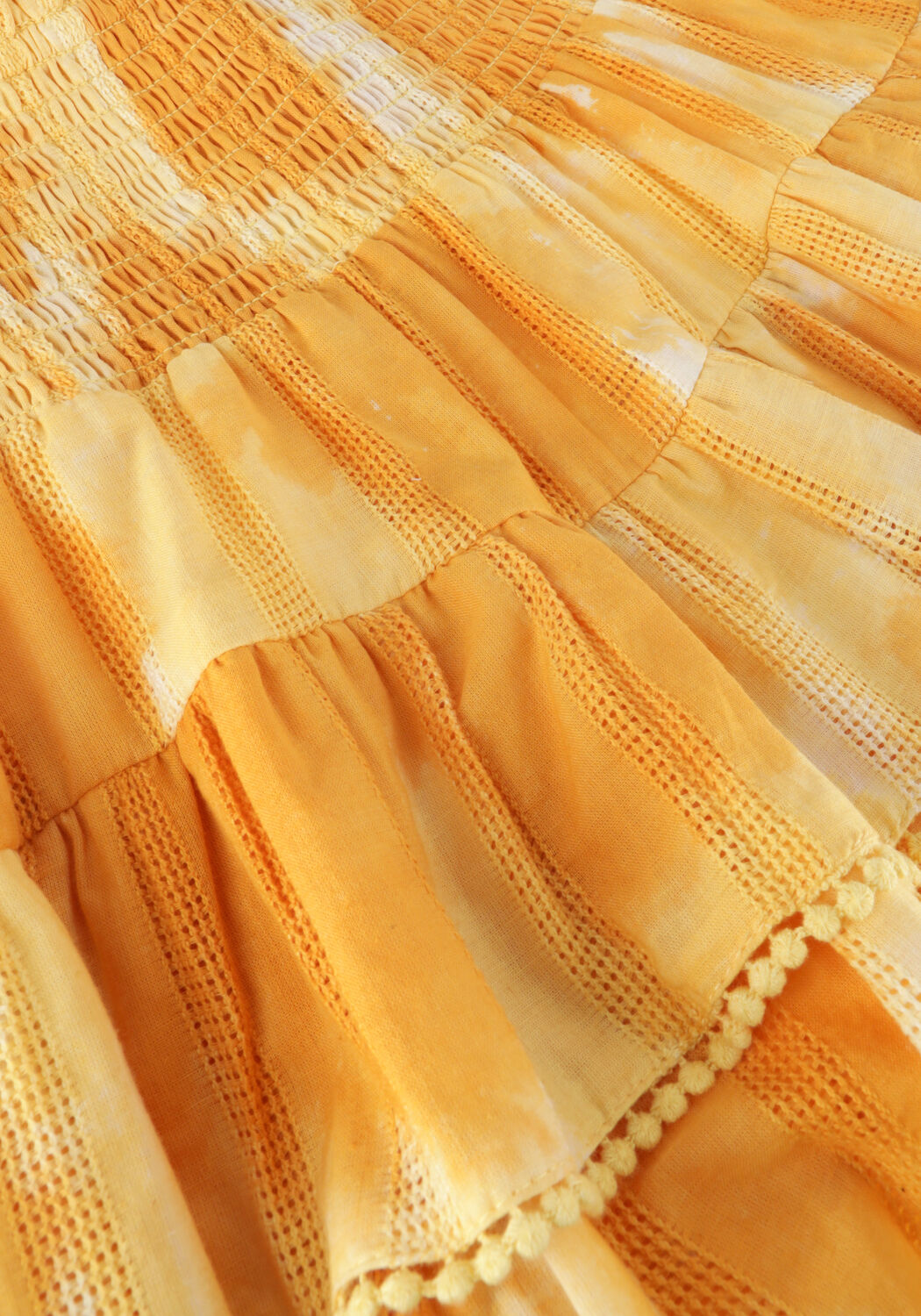 AI&KO Mini-jupe BILLI STRIPE CO 512 G en or - large