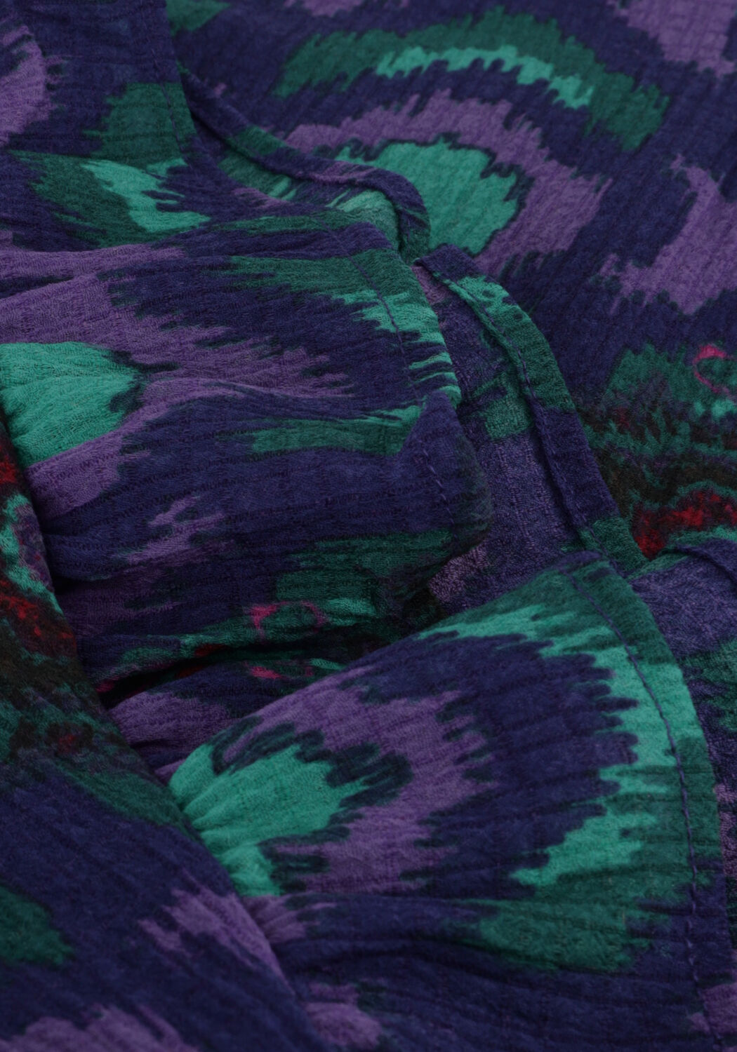 ALIX THE LABEL Mini robe LADIES WOVEN IKAT FAKE WRAP DRESS en violet - large