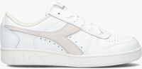 Witte DIADORA Lage sneakers MAGIC BASKET LOW LEATHER WOMAN