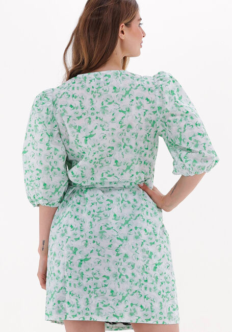 JUST FEMALE Mini robe GARDEN WRAP DRESS en vert - large