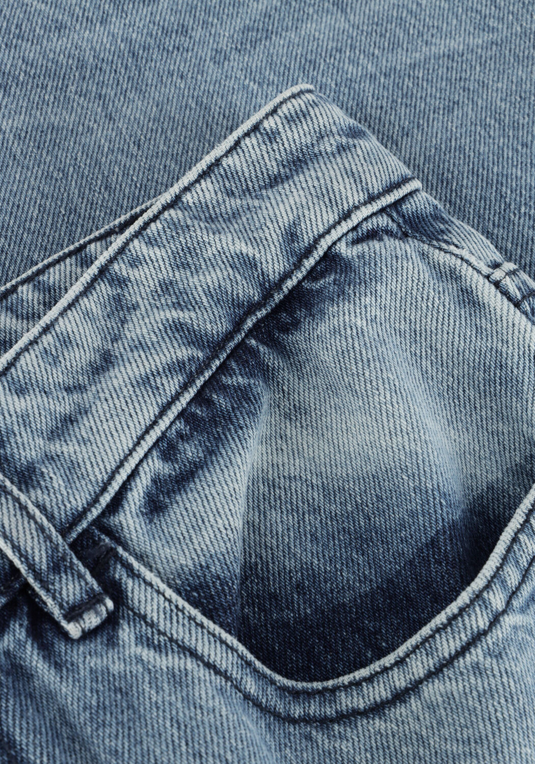 BY-BAR Pantalon large LEW DENIM PANTS en bleu - large