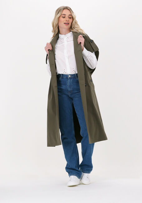 BEAUMONT Trenchcoats SLEEVELESS OVERSIZED TRENCH Vert foncé - large