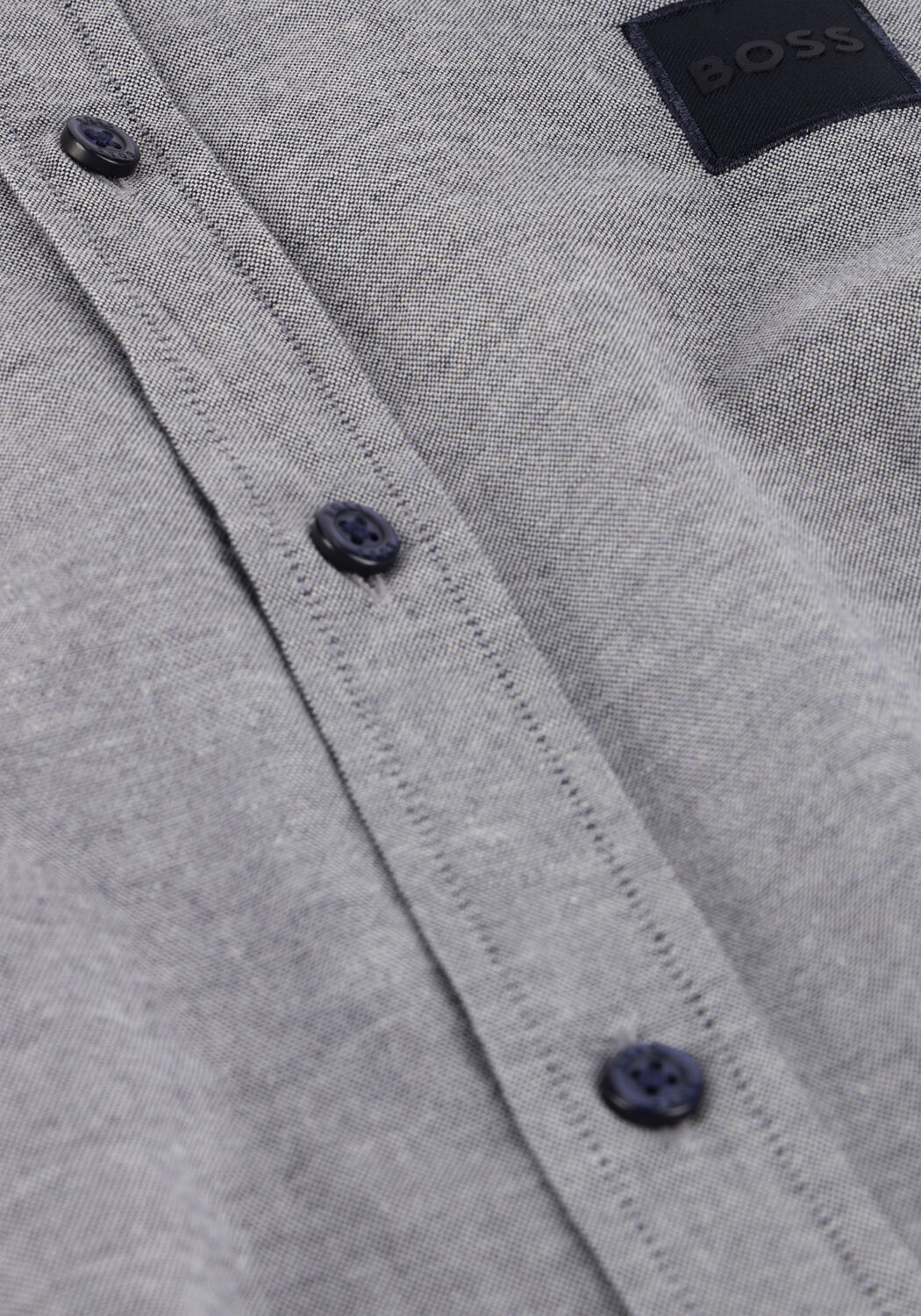 Donkerblauwe BOSS Casual overhemd MABSOOT_2 - large