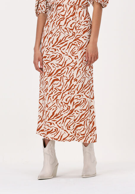 GESTUZ Jupe midi NENE HW SKIRT Crème - large