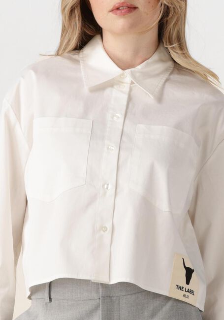 ALIX THE LABEL LADIES WOVEN CROPPED BLOUSE Blouses en blanc - large
