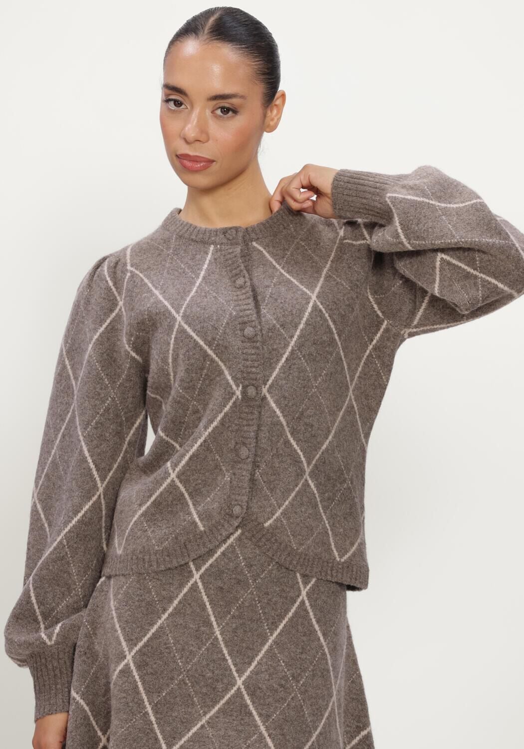 NOTRE-V Pull NV-IEVA en taupe - large