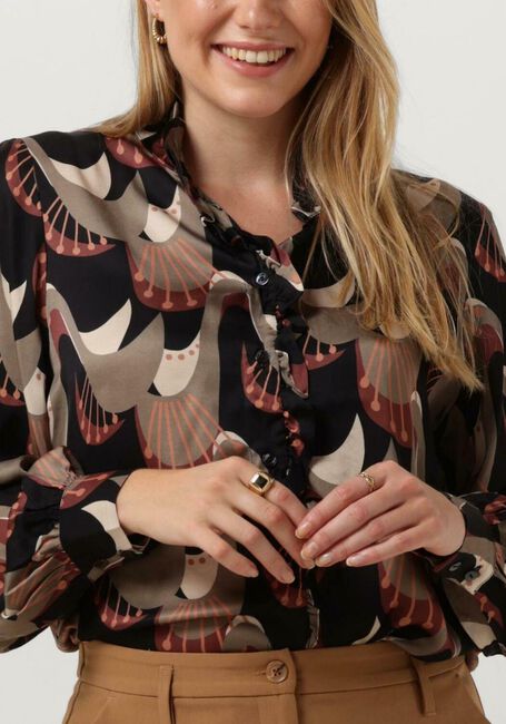 Multi SUMMUM  BLOUSE ABSTRACT PEACOCK - large