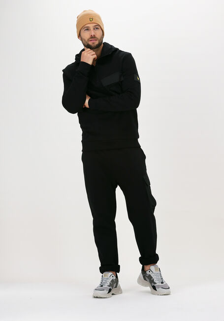 Zwarte LYLE & SCOTT Sweater POCKET HOODIE - large