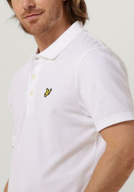 LYLE & SCOTT Polo PLAIN POLO SHIRT en blanc - large