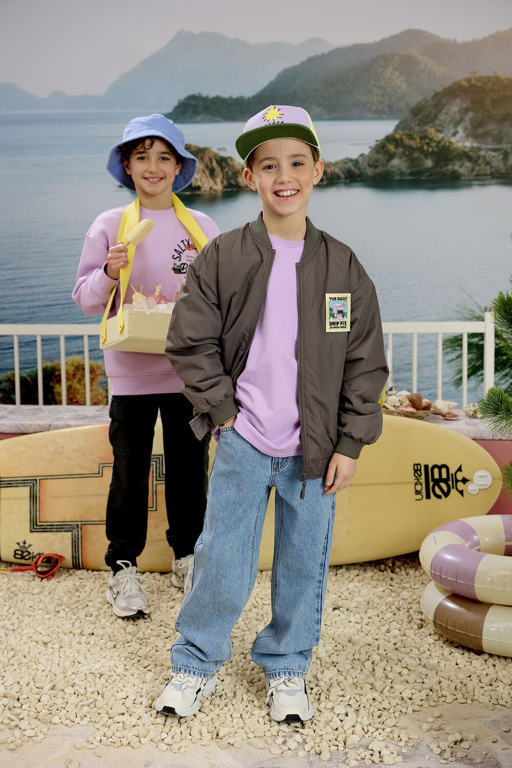 Z8 Straight leg jeans TIMEO en bleu - large